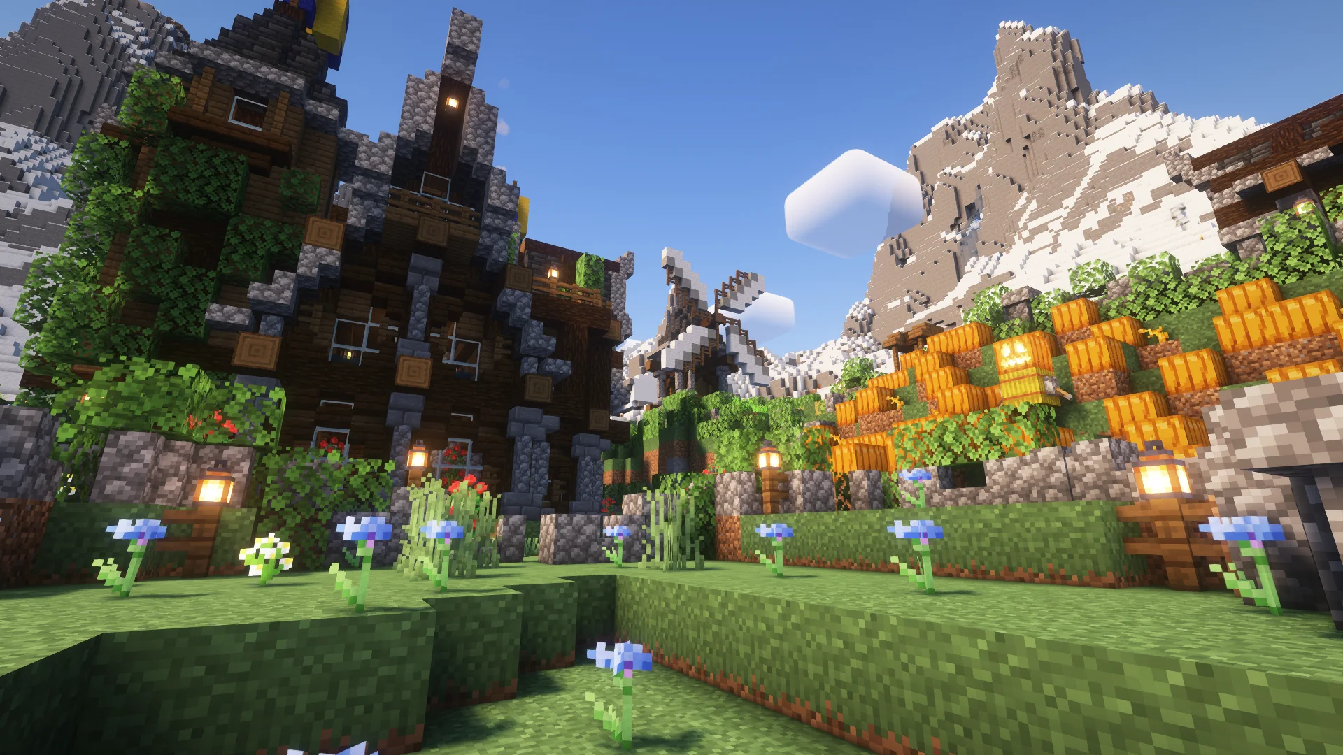Vaultcraft mountain settlement